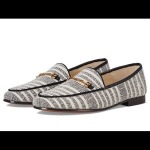 Sam Edelman Black and Cream Loraine Loafers